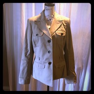 Ann Taylor LOFT Khaki Safari Jacket